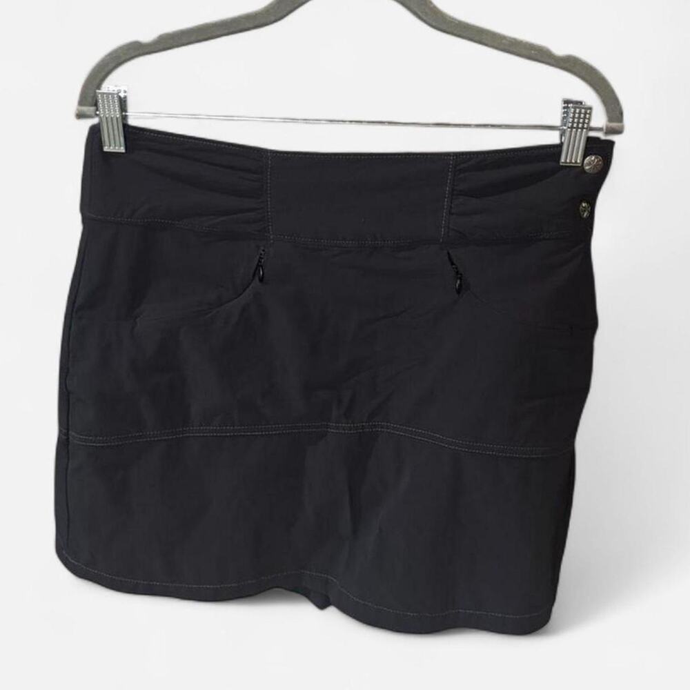 Athleta Vintage Black Athletic Skort Size 4 Panel Trail Hiking Golf Tennis